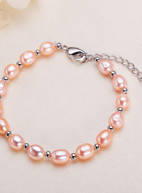 【普陀山官方】天然淡水珍珠手链