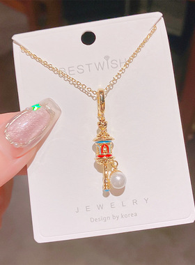 【普陀山官方】六字真言转筒项链