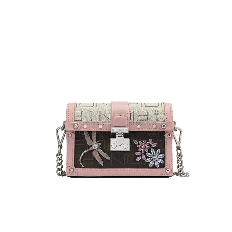 fion /菲安妮迷你小香风腋下女包 FION菲安妮小方包