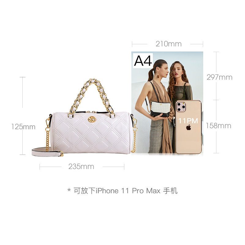 fion /菲安妮2020新款波士顿枕头包 FION菲安妮女士包袋