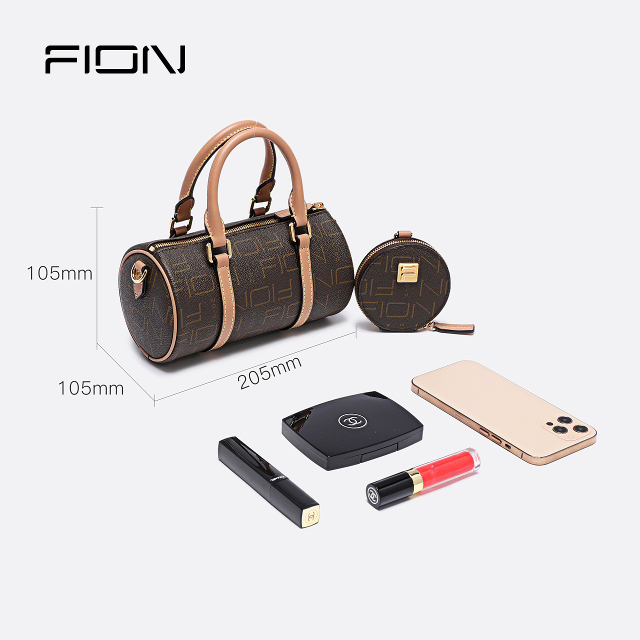 fion /菲安妮波士顿新款斜挎枕头包 FION菲安妮女士包袋