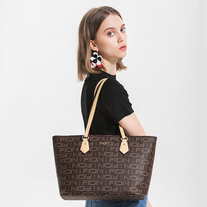 【双11】菲安妮印花质感托特包