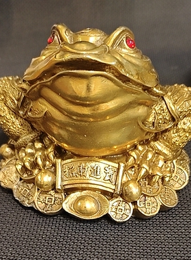 纯铜金蟾摆件清货特价促销