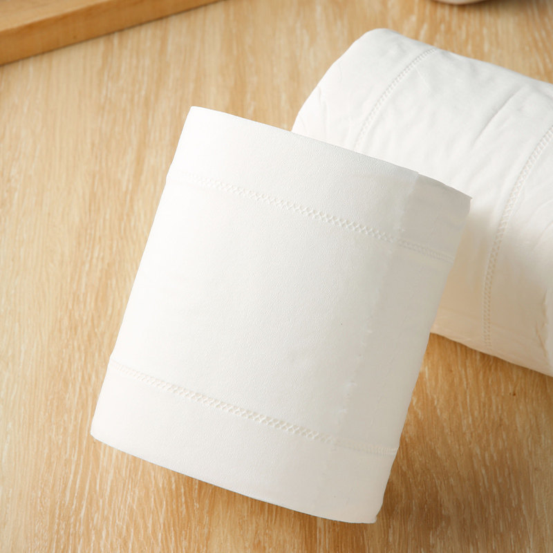 永辉优选经典四层加厚无芯卷纸卫生纸家用包邮进口原生木浆优等品