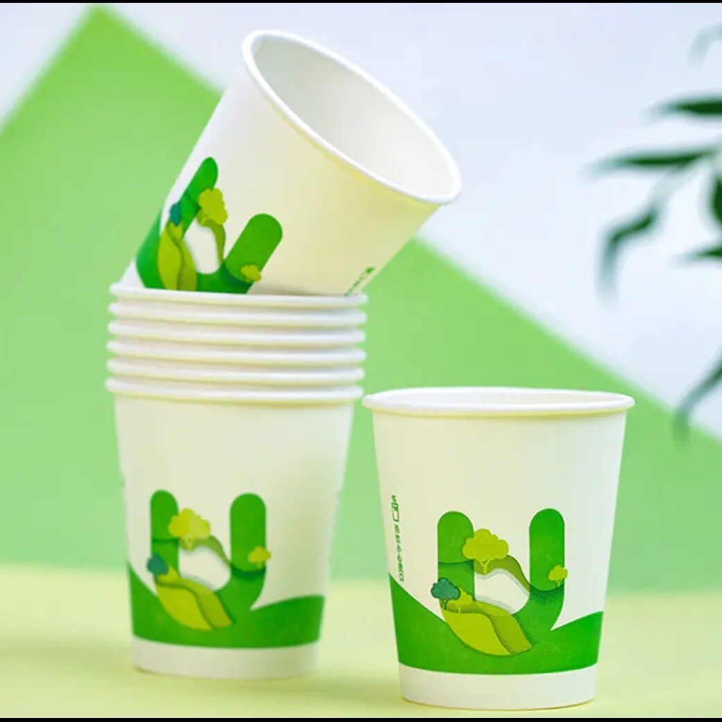 永辉超市优颂一次性纸杯商用家用婚庆用品水杯加厚不渗漏杯茶水杯