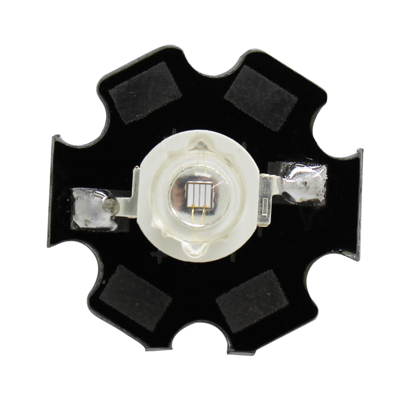 3w UV395紫外光365固化LED灯珠验钞荧光照灯紫蓝红385 405 450660 - 图3