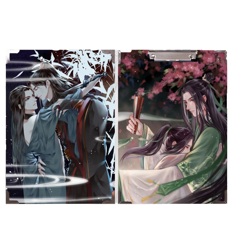 人渣反派/穿书自救指南/沈清秋/洛冰河周边防水木质夹板画板夹A4 - 图3