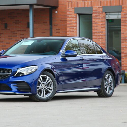 15-21款奔驰C级C200L/C260L/C180L车窗装饰条改装不锈钢车门亮条 - 图1