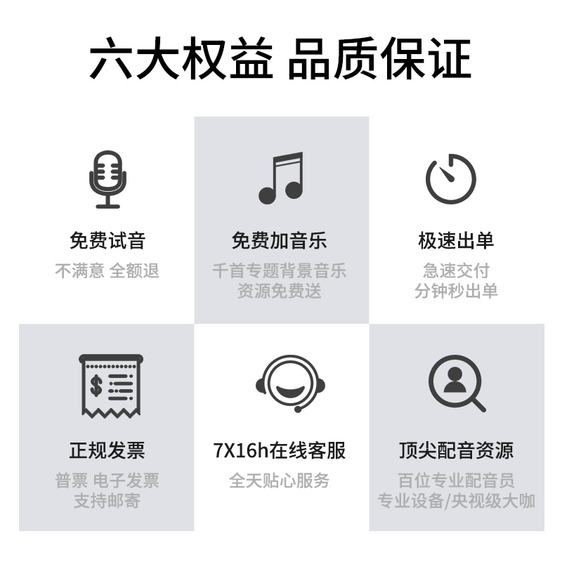 专业配音广告录音制作男声女声专题宣传纪录促销叫卖带货视频配音-图1