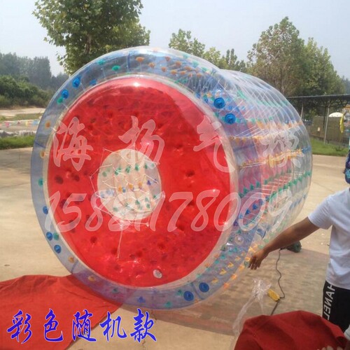 充气水上滚筒球户外广场乐园TPU耐寒新款加厚步行球滚桶户外儿童 - 图2
