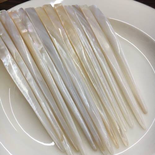 贝壳发簪珍珠贝茶针纯贝壳手工古风饰品diy天然汉服首饰配饰厂家 - 图3
