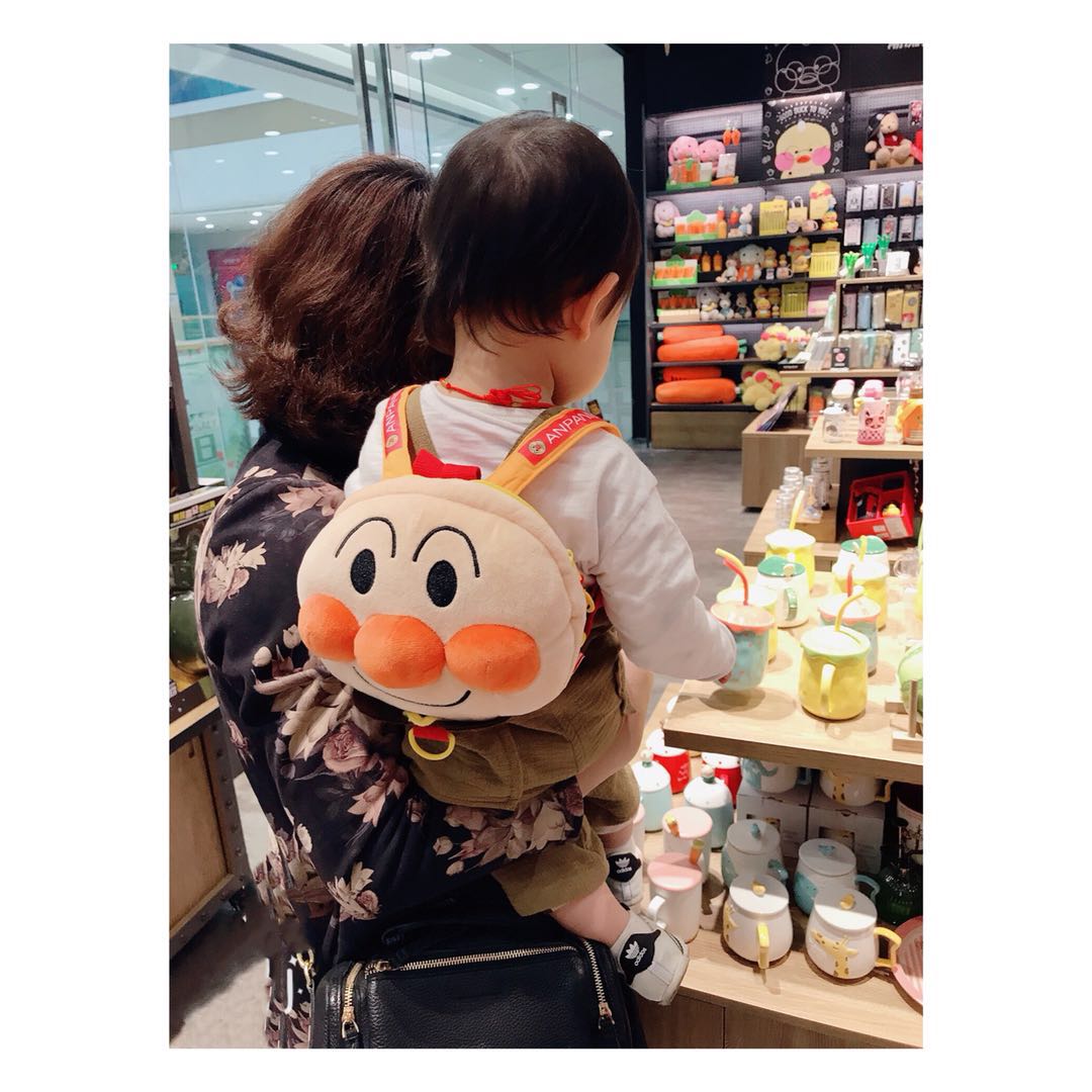可爱面包人书包~宝宝卡通双肩包小童防走丢包宠物外出包牵引绳,淘宝优惠券,粉丝福利购,淘宝优惠卷