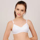 Sports style thin mold cup solid color student bra without wires