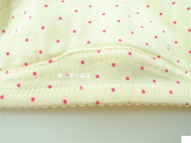 Pure cotton development period student sports style girl bra