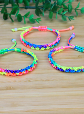 千顺万喜端午节五彩绳手链