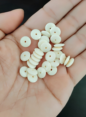 仿象牙隔片垫片 星月菩提手链隔珠扁片手串隔片DIY饰品配件批发
