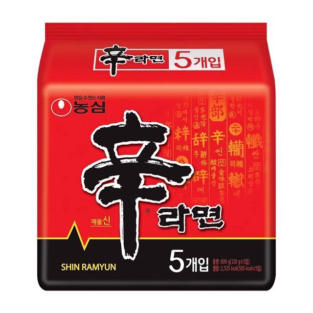 Korean imported Nongshim Shin ramen Anseong soup noodles instant noodles