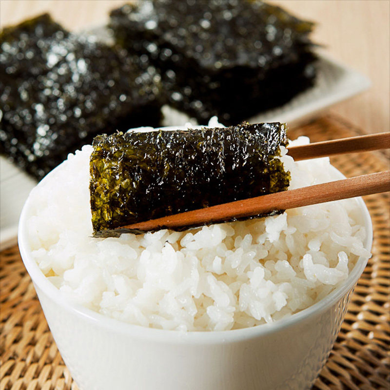 韩国清净园橄榄油海苔即食儿童零食牛油果油烤海苔紫菜包饭寿司饭-图2