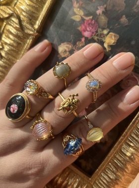 beima出品古董材料别致气质戒指