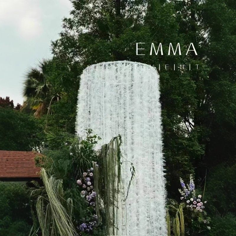 摆件条背景婚礼摆件婚庆道具毛绒升降圆形堂铁艺宴会厅白色新款,淘宝优惠券,粉丝福利购,淘宝优惠卷