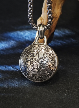 【币风堂】英国六便士硬币照片记忆盒可装照片