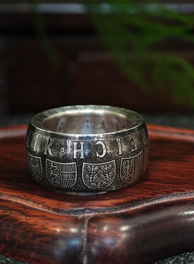 【币风堂】奥地利奥运银币硬币手工戒指