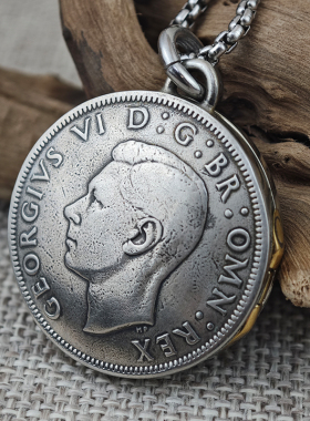 英国乔六版半克朗硬币盒子