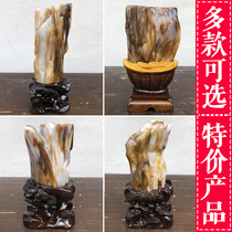 Multi-paragraph optional Myanmar Tree-shaped jade desk swing piece Pendulum Stone Wood Chemical Stone Wood Chemical Jade Xuanguan Original Stone Chishi Stone