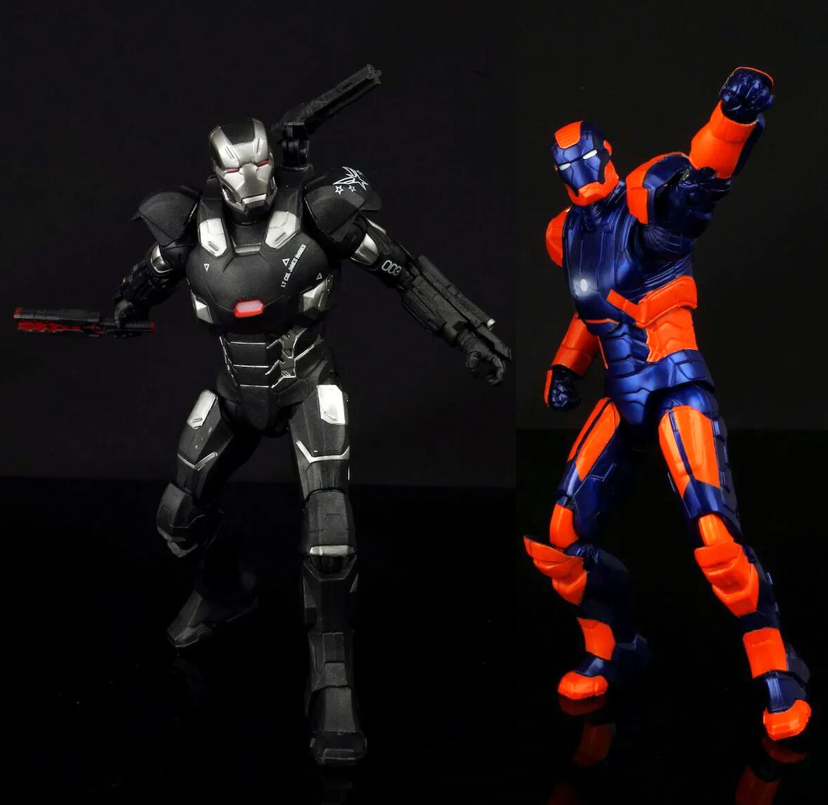 正版Marvel Legends 战争机器 钢铁侠MK27 二人组6寸可动人偶模型 - 图1