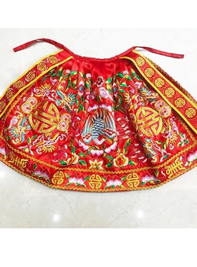 好财气 彩绘刺绣大伯公土地公公服装土地婆神像披风神明衣服神袍