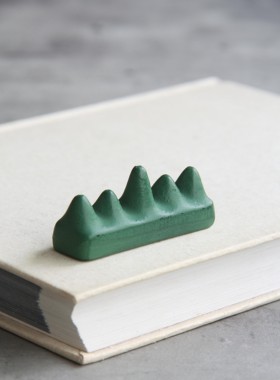 日本进口南部铁器山形铸铁小摆件