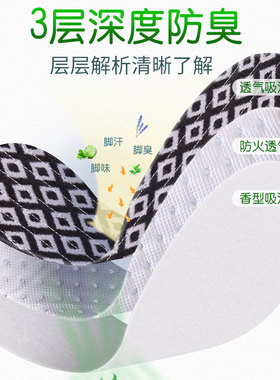 今季一次性防臭鞋垫竹炭吸汗除臭