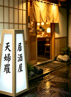 户外防水实木发光灯箱定制