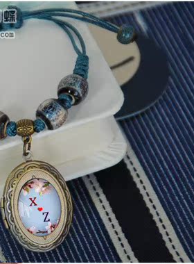 原创设计照片情侣手绳来图定制