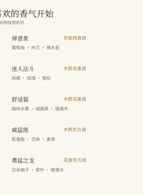 MCM恩思恩动物狂想蝉意象勇猛之龙迷人小狗香水淡香精100ml简装