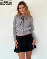 Motel Rocks Womens Clothing UK Direct Mail UO New Paulette Short Knit Cardiff Jacket