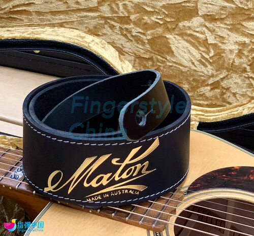 MATON Maton吉他背带 澳洲纯牛皮 民谣吉他贝斯背带 指弹中国现货 - 图2