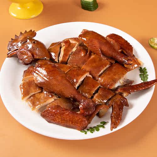 【发顺丰】温氏盐焗鸡整只正宗 客家特产盐局鸡广东美食扒鸡土鸡 - 图0