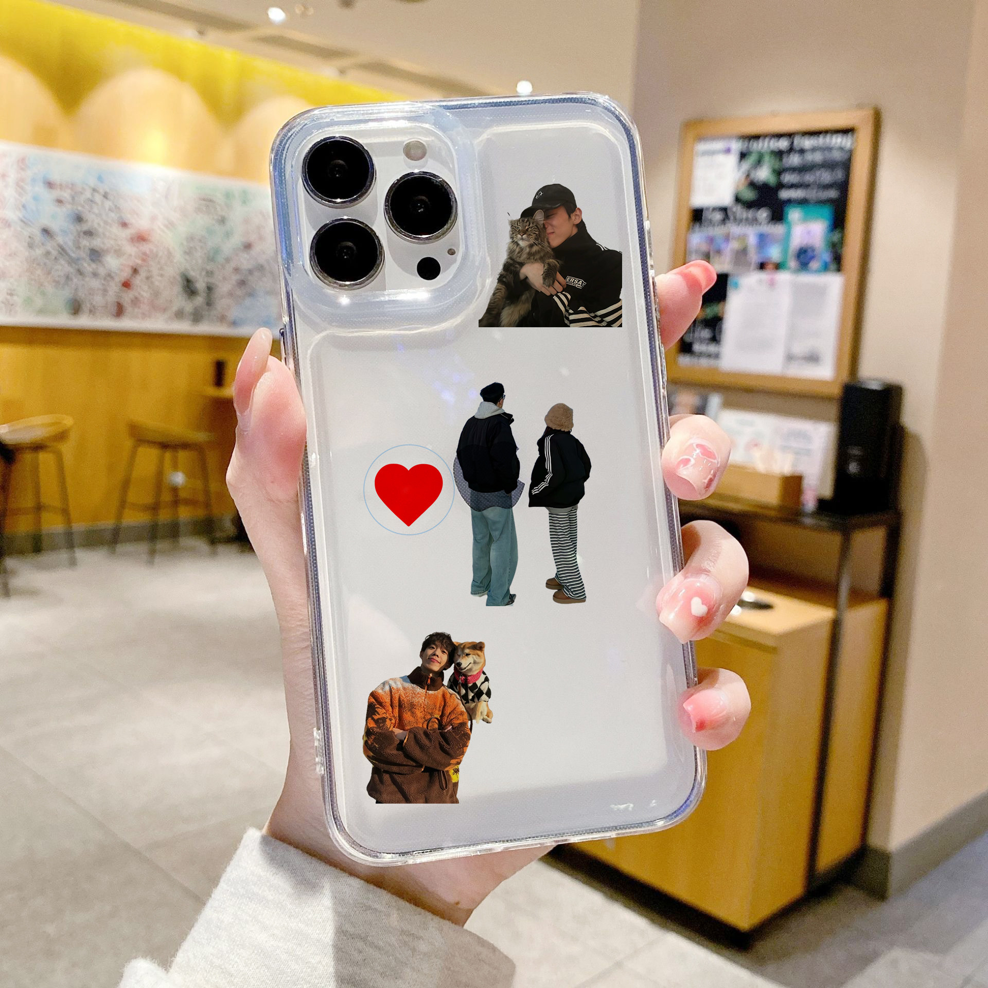 动漫手机壳二次元来图定制适用iPhone15玻璃壳苹果超火高级感华为红米小米OPPO全包VIVO硅胶防摔1加透明荣耀