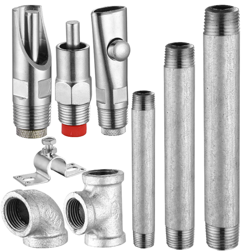 猪用饮水器不锈钢猪饮水嘴套装自动喝水碗配件三通弯头养猪场设备,淘宝优惠券,粉丝福利购,淘宝优惠卷