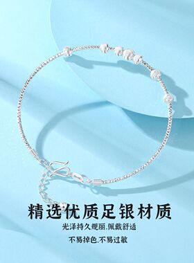 摩天轮小众轻奢百搭跨境热卖足银纯银猫眼单圈手镯女生送女友礼物