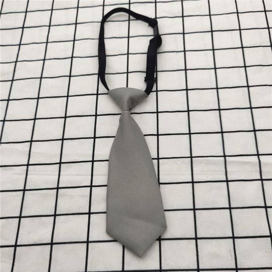 灰色!幼儿园领带领花小学生低年级男女儿童校服学院蝴蝶结领花