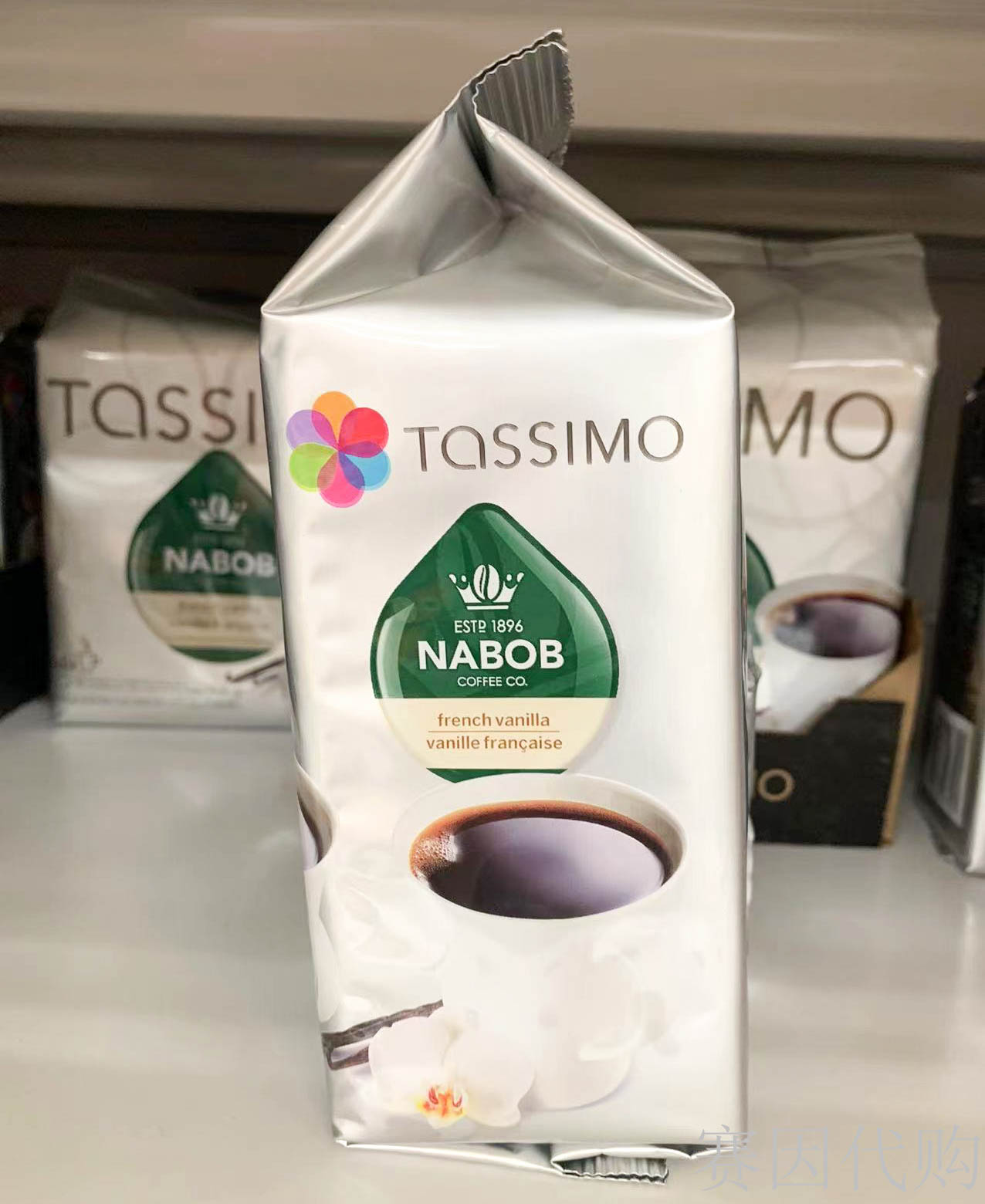 加拿大原装TASSIMO胶囊咖啡NABOB法式香草咖啡14粒适用博世咖啡机 - 图1