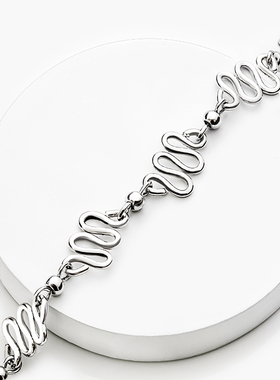 绕线之迷手链925纯银精致气质女