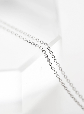 简约项链925纯银ins风女清新个性