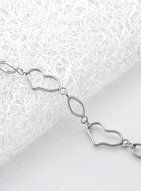 可爱小心小众设计纯银手链清新女