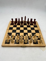 New stock Wooden Chess Small 90s Sanded Puzzle Table Tours and TV props for students