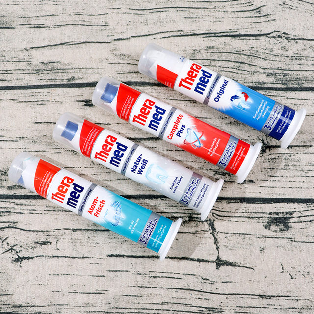 Henkel press stand toothpaste imported from Germany