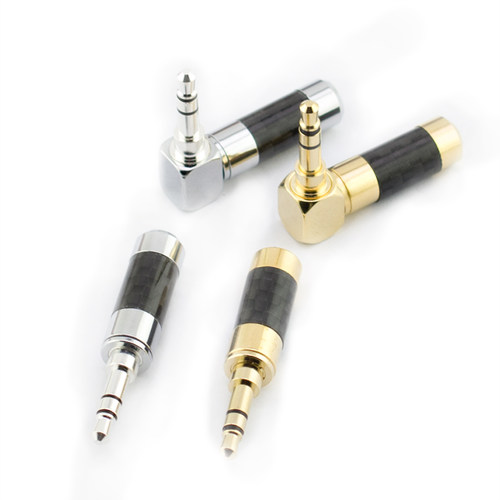 适用森海3.5mm耳机插头立体声三节维修音频耳机焊接头镀金4节带麦 - 图3