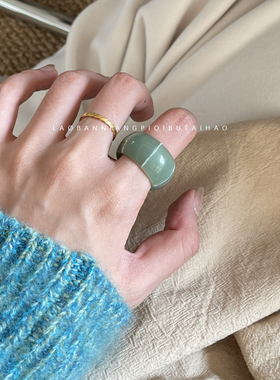 手小的不要买！大直径玛瑙戒指